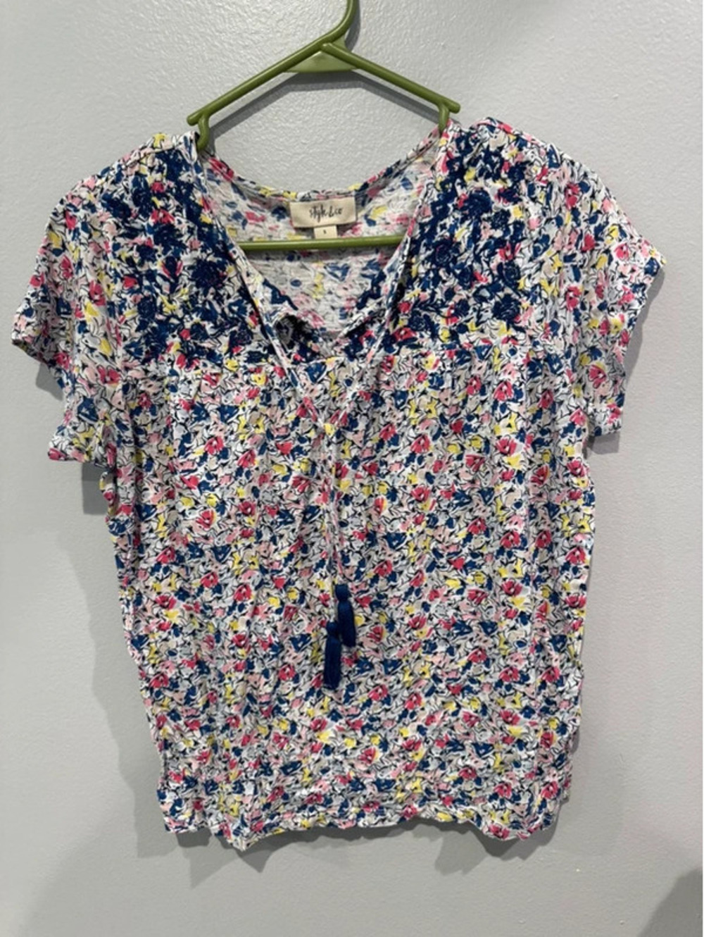 Style & co floral size small women’s top